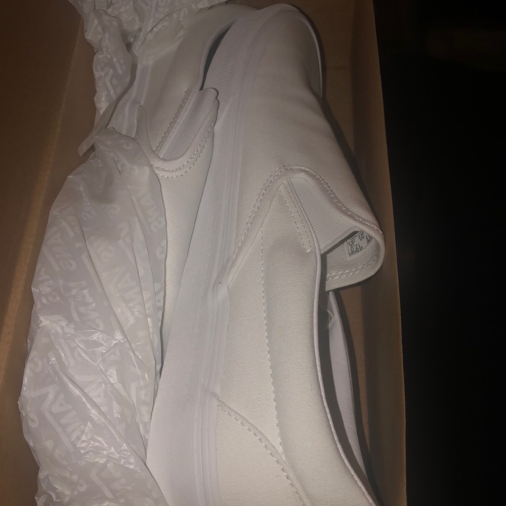 White Canvas Vans